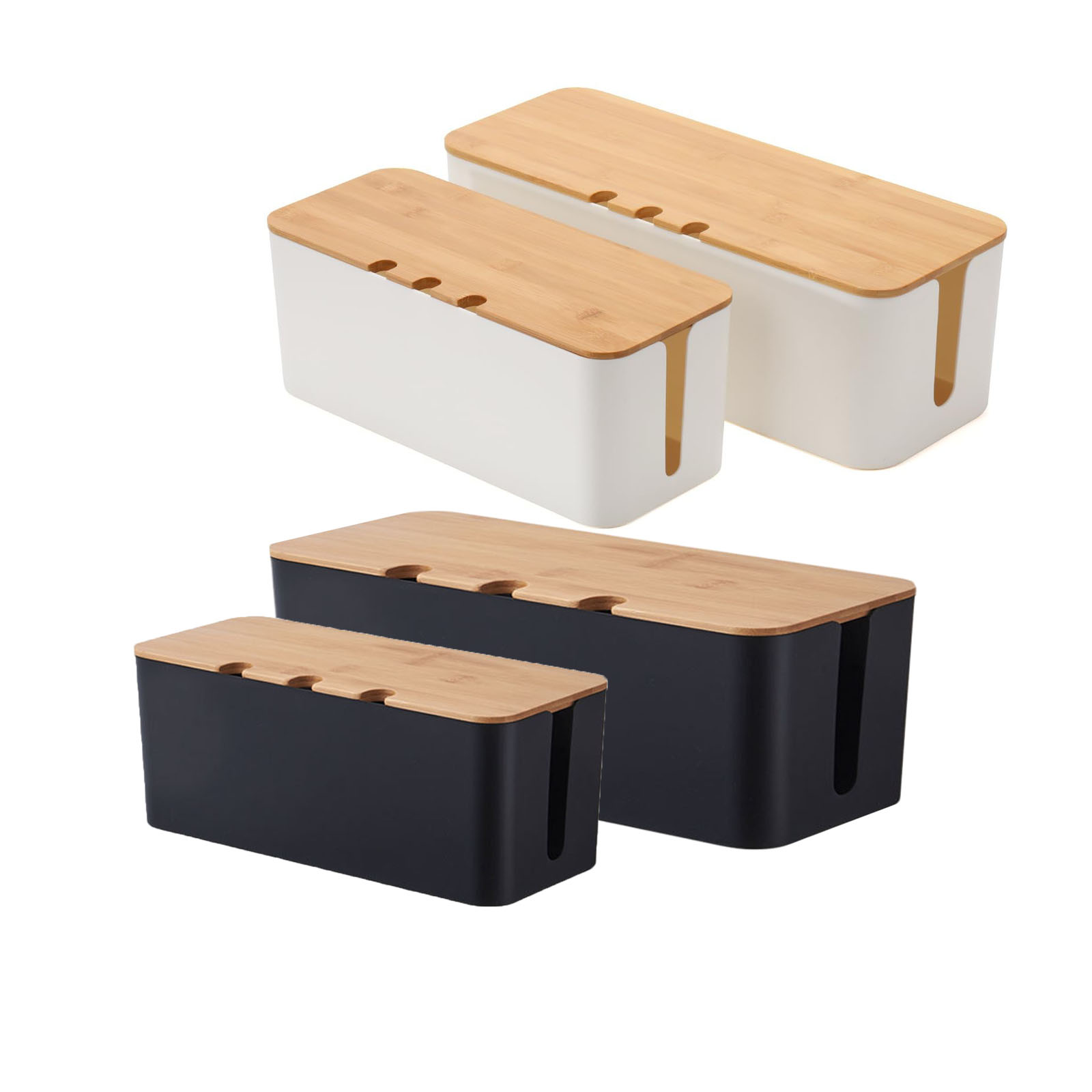 Desk Setup Hub - 대형 케이블 관리 상자 – TV
