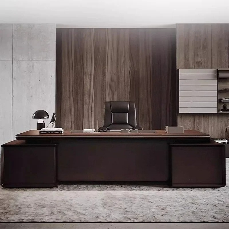 Desk Setup For Work - 현대식 사무실 수납형 임원 책상 작업용