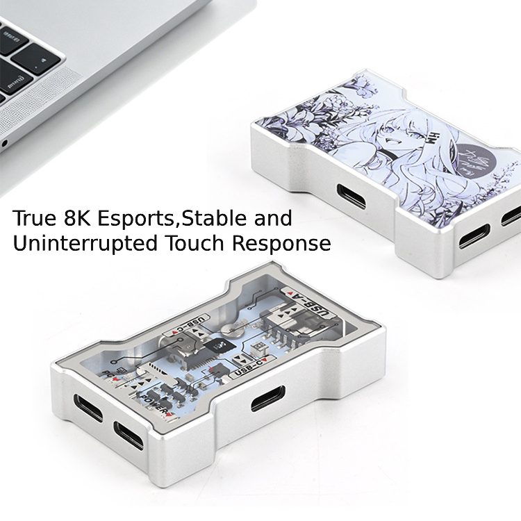 RGB USB 허브 2 입력 3 출력 게임용 책상 설정 - Desk Setup Hub 리뷰 및 가격