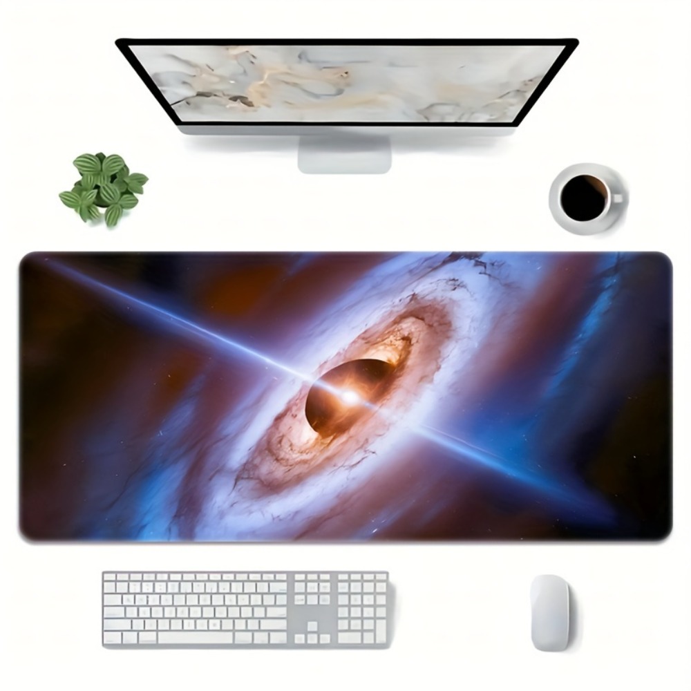 행성 패턴 디자인, 미끄럼 방지 고무 바닥, 세척 가능 - Desk Setup Art 리뷰 및 가격