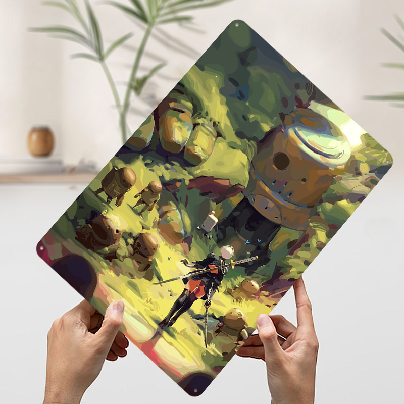 Nier Automata: 2B in Forest 금속 - Desk Setup Art 리뷰 및 가격