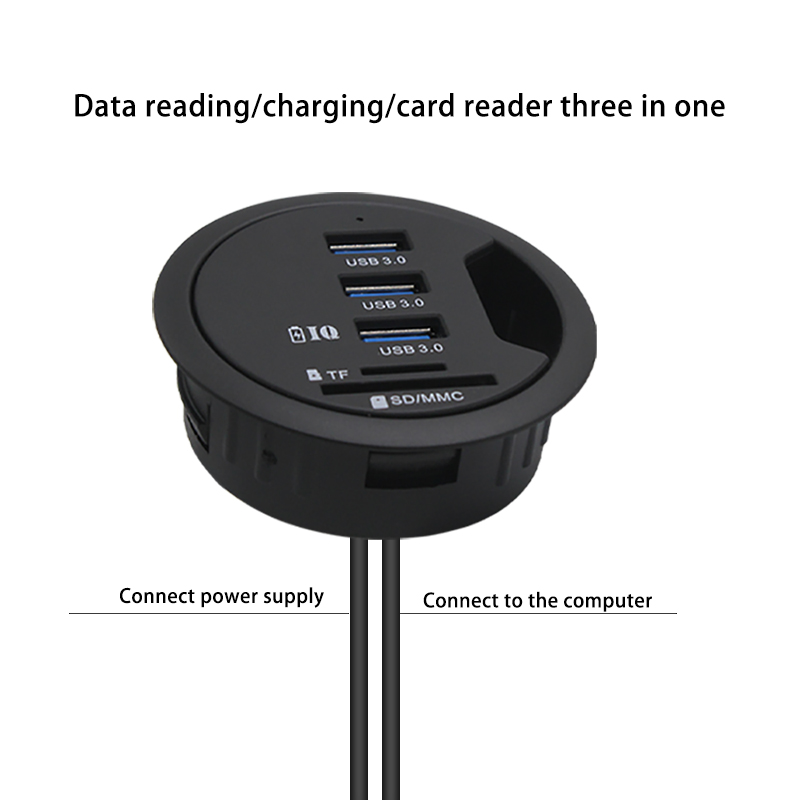 USB 3.0 USB 2.0 허브, 데스크탑 그로밋 C - Desk Setup Hub 리뷰 및 가격