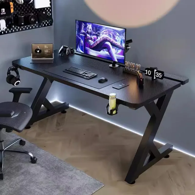 Q 미니멀리스트 블랙 컴퓨터 책상 디자인 고급형 노트북 - Desk Setup Art 리뷰 및 가격