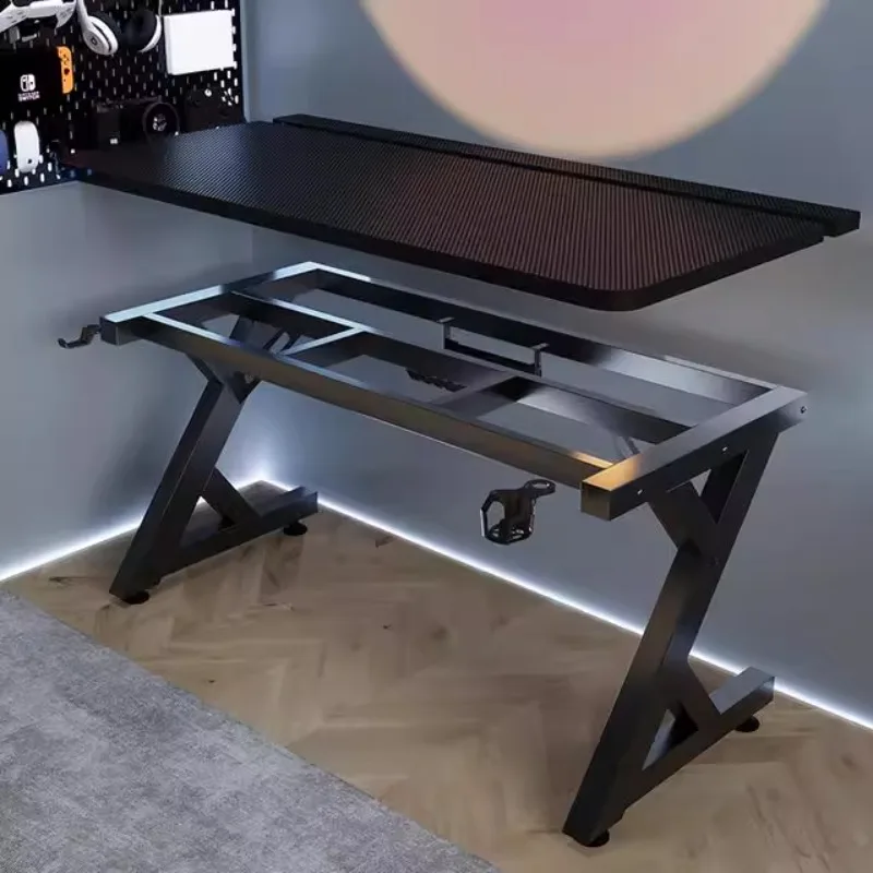 Q 미니멀리스트 블랙 컴퓨터 책상 디자인 고급형 노트북 - Desk Setup Art 리뷰 및 가격