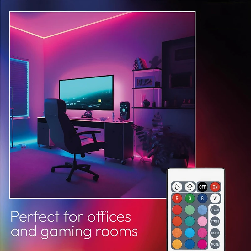 USB 전원 RGB LED 스트립 조명 24키 리모컨  - Ambient Light Bar Usb 리뷰 및 가격