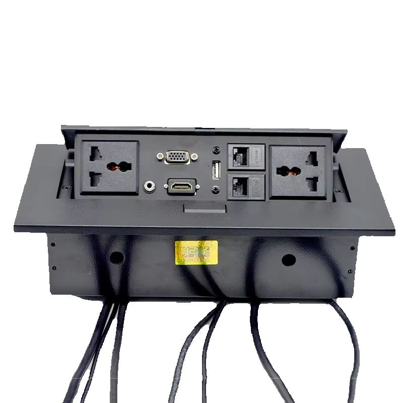 팝업 숨김형 소켓 올인원 데스크탑 잭(VGA, USB, - Desk Setup Hub 리뷰 및 가격