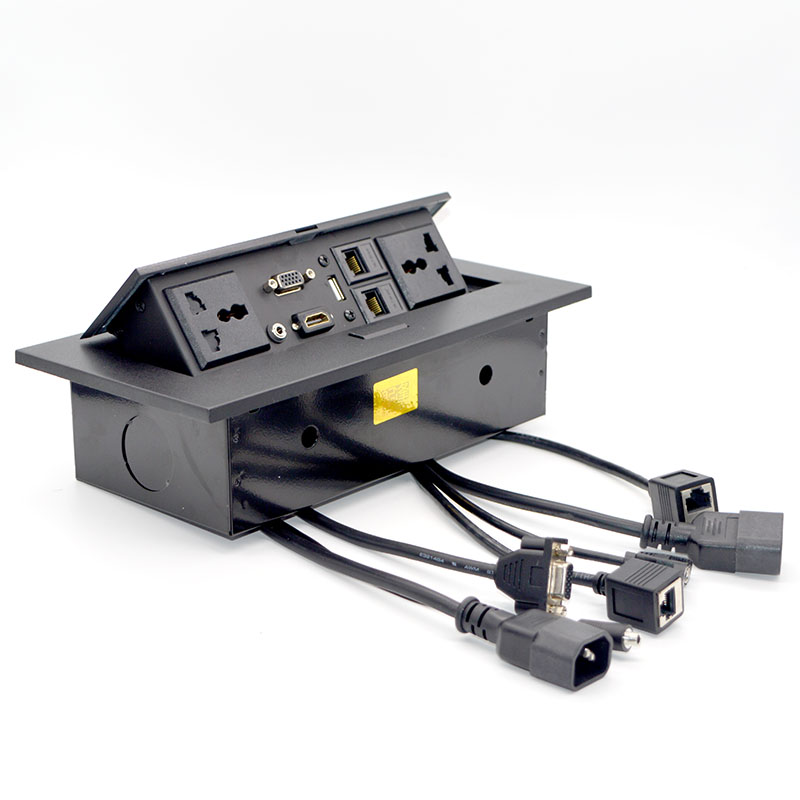 팝업 숨김형 소켓 올인원 데스크탑 잭(VGA, USB, - Desk Setup Hub 리뷰 및 가격