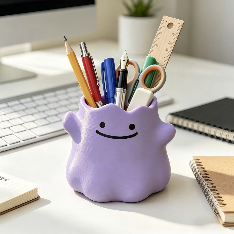 포켓몬 디토 펜 홀더 창의적인 수납함 데스크탑 장식 대 - Desk Setup Organization 리뷰 및 가격