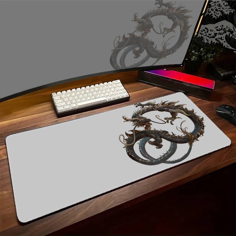 블랙 데스크 마우스 패드 ONI 대형 게이머 매트 빅  - Desk Setup Art 리뷰 및 가격