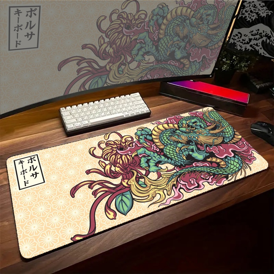 블랙 데스크 마우스 패드 ONI 대형 게이머 매트 빅  - Desk Setup Art 리뷰 및 가격
