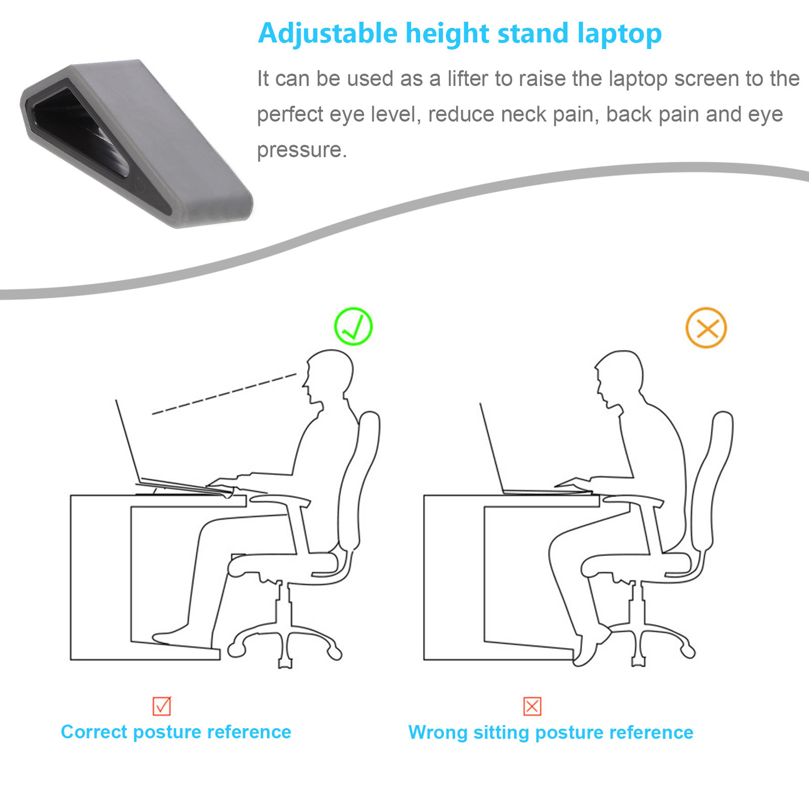 2개 세트 노트북 스탠드 노트북 높이 조절 받침대, 인 - Desk Setup Ergonomics 리뷰 및 가격