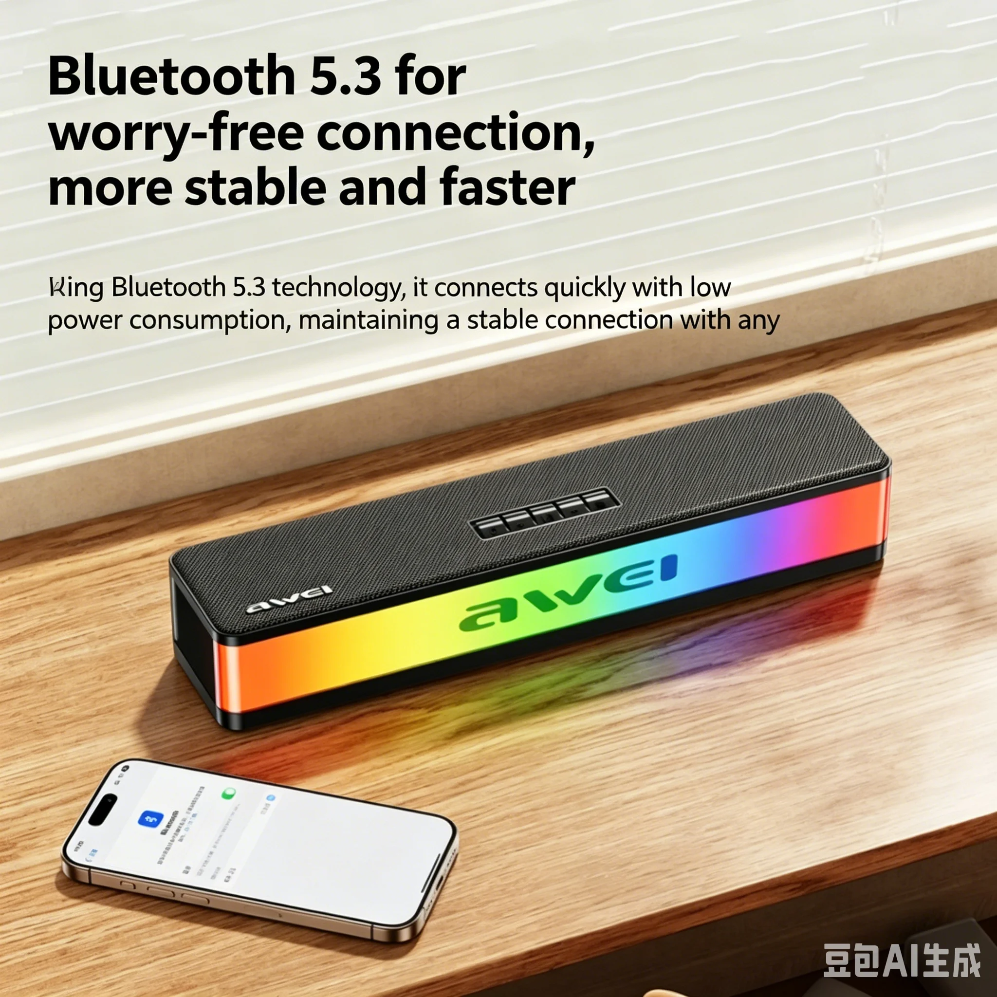 무선 블루투스 데스크탑 사운드바 20W RGB 무드등  - Ambient Light Bar Usb 리뷰 및 가격