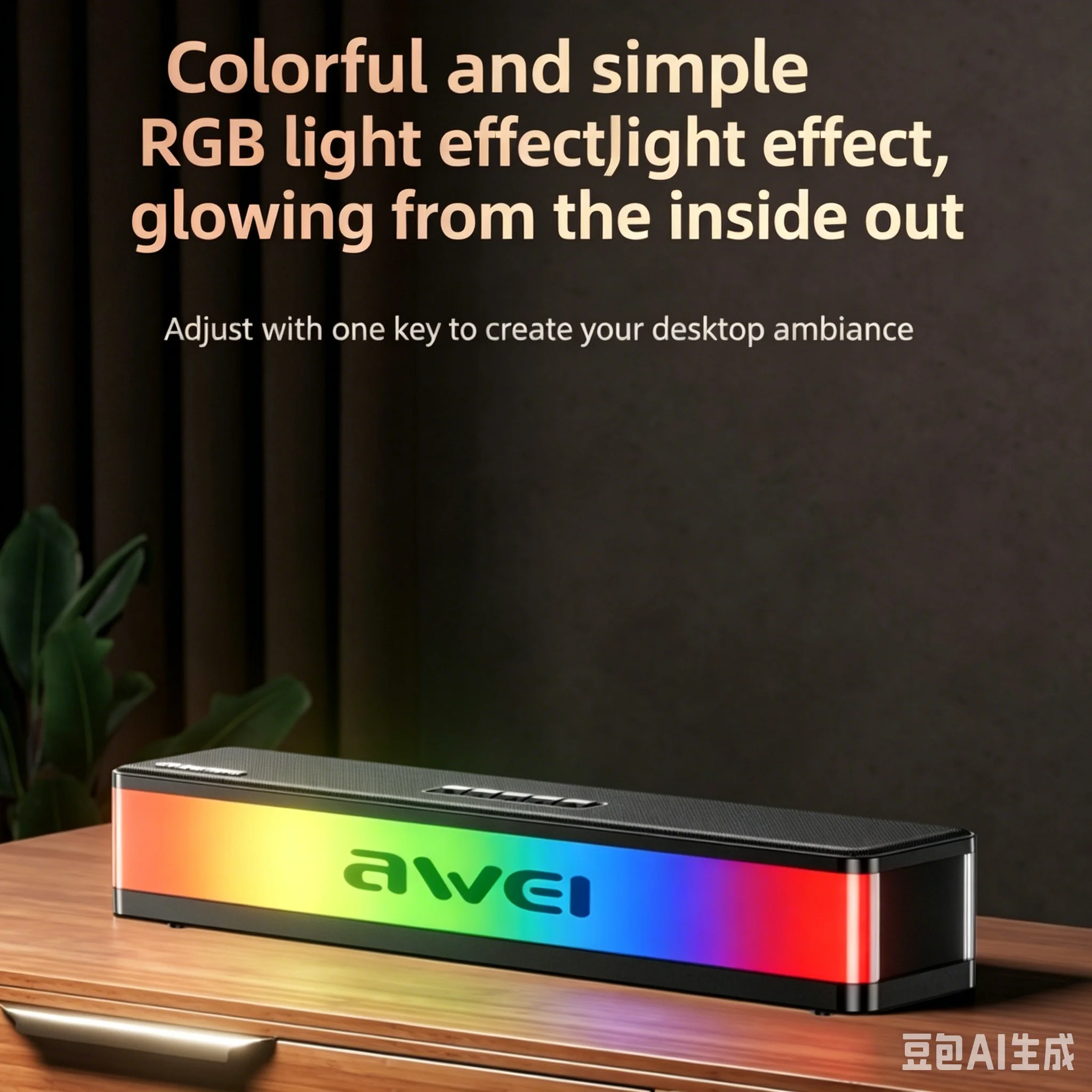 무선 블루투스 데스크탑 사운드바 20W RGB 무드등  - Ambient Light Bar Usb 리뷰 및 가격