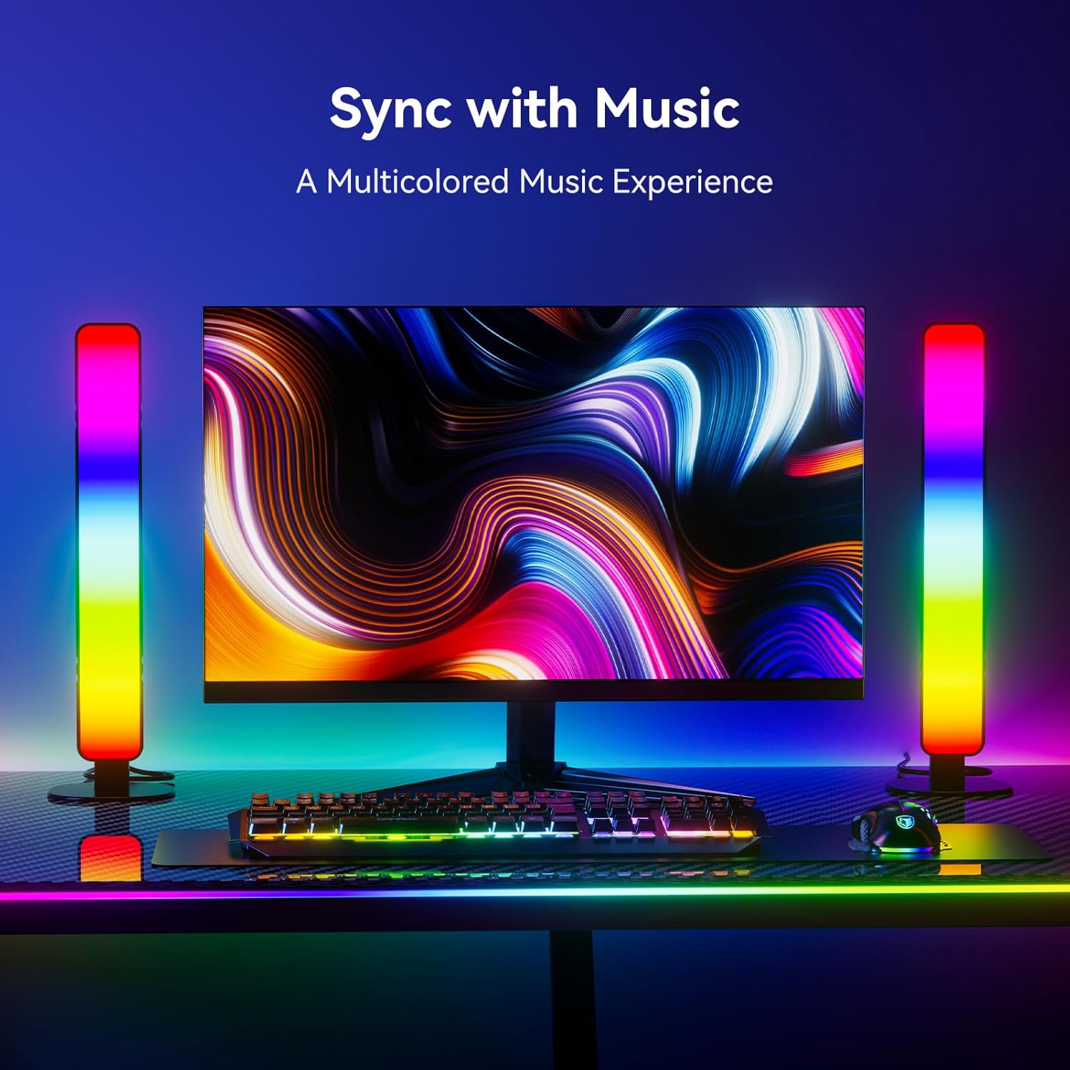 플라스틱 RGB LED 라이트 바 음악 동기화 USB  - Ambient Light Bar Usb 리뷰 및 가격