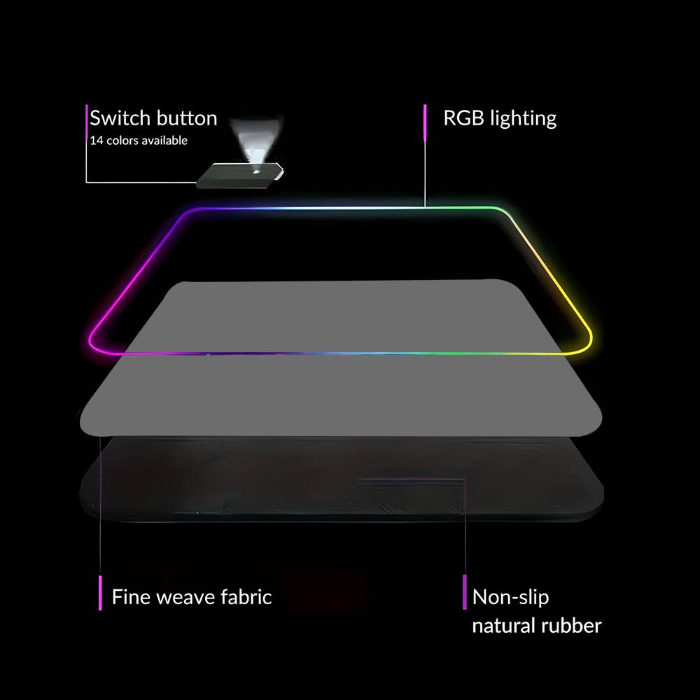 RGB HD 솔리드 컬러 게임용 마우스 패드 게이머 키 - Desk Setup With Keyboard Tray 리뷰 및 가격