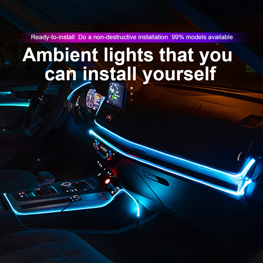 RGB 네온 자동차 인테리어 분위기 조명 리모컨, US - Ambient Light Bar Usb 리뷰 및 가격