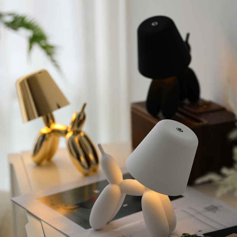 강아지 테이블 램프 로봇 풍선 개 책상 램프 USB 충 - Ambient Light Bar Usb 리뷰 및 가격