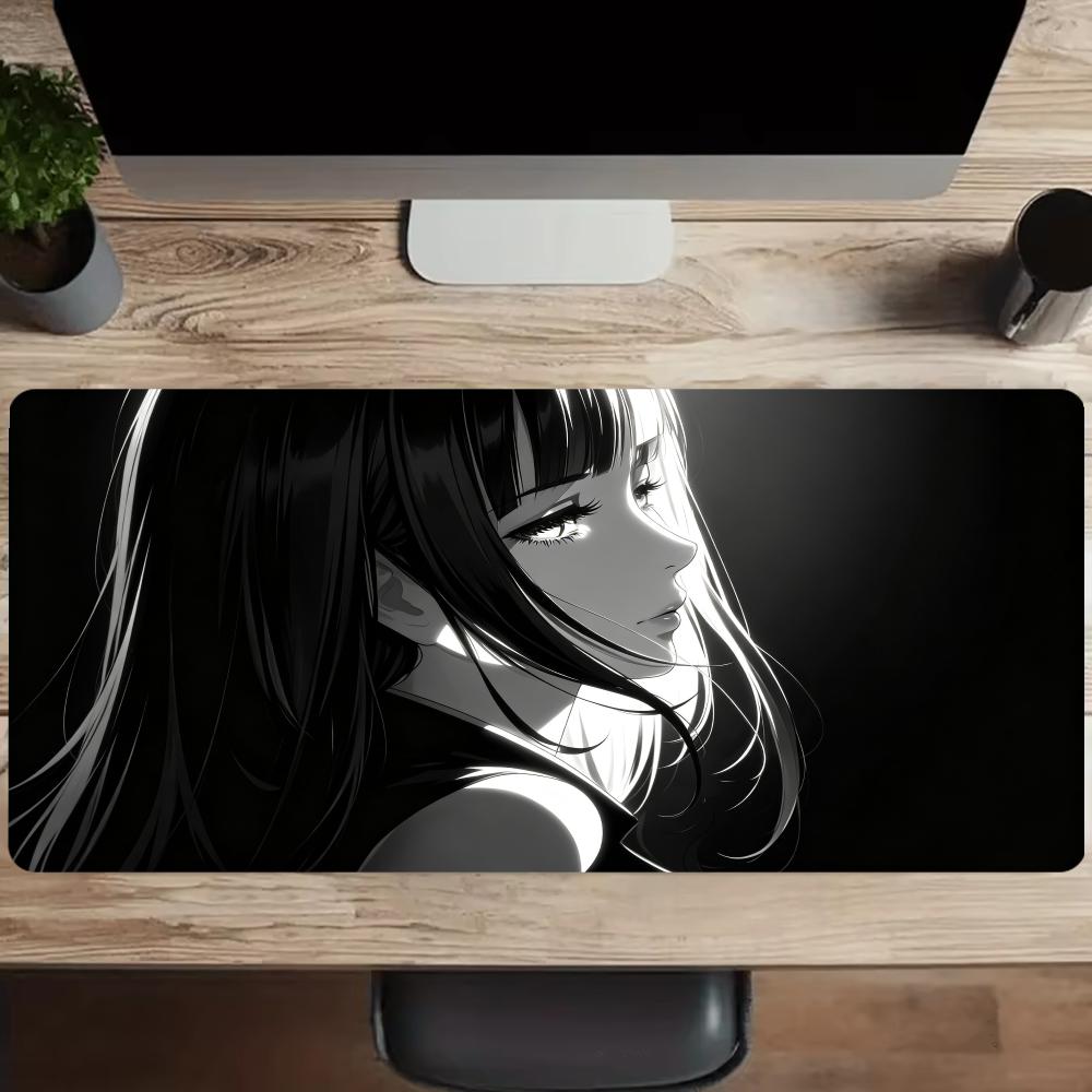 다크 애니메이션 소녀 마우스 패드 데스크 액세서리 데스 - Desk Setup For Work 리뷰 및 가격