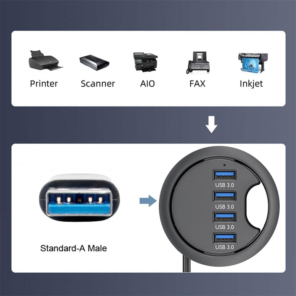 컴퓨터 책상 허브 확장 도크 USB 3.0 허브 4포트 - Desk Setup Hub 리뷰 및 가격