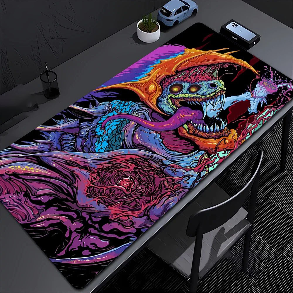 이스턴 드래곤 모란 꽃 데스크 매트 대형 일본 예술 게 - Desk Setup Art 리뷰 및 가격