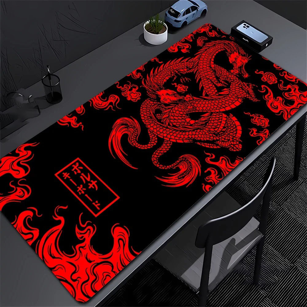 이스턴 드래곤 모란 꽃 데스크 매트 대형 일본 예술 게 - Desk Setup Art 리뷰 및 가격