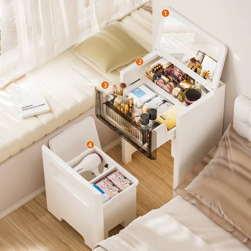 3 in 1 화장대 세트, 거울 포함 소형 메이크업 화 - Desk Setup In Small Bedroom 리뷰 및 가격