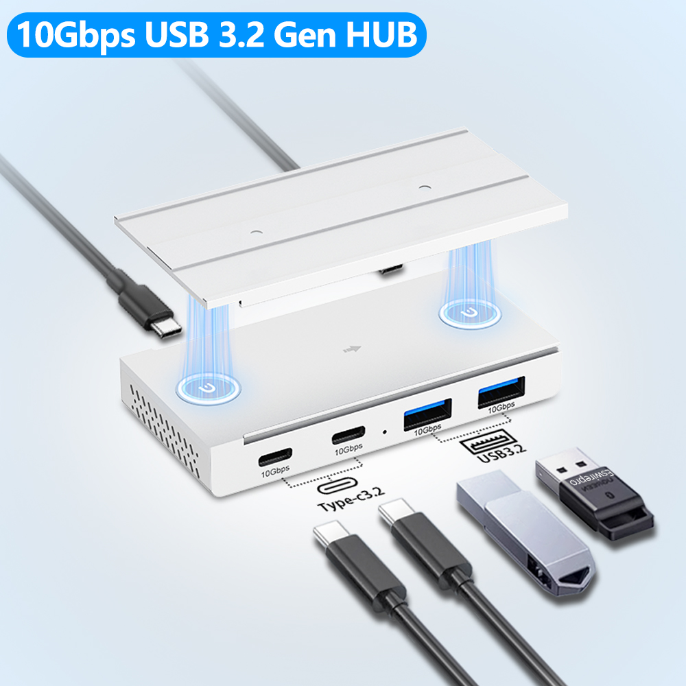 10Gbps USB3.2 Gen2 허브 데스크 마그네틱 - Desk Setup Hub 리뷰 및 가격