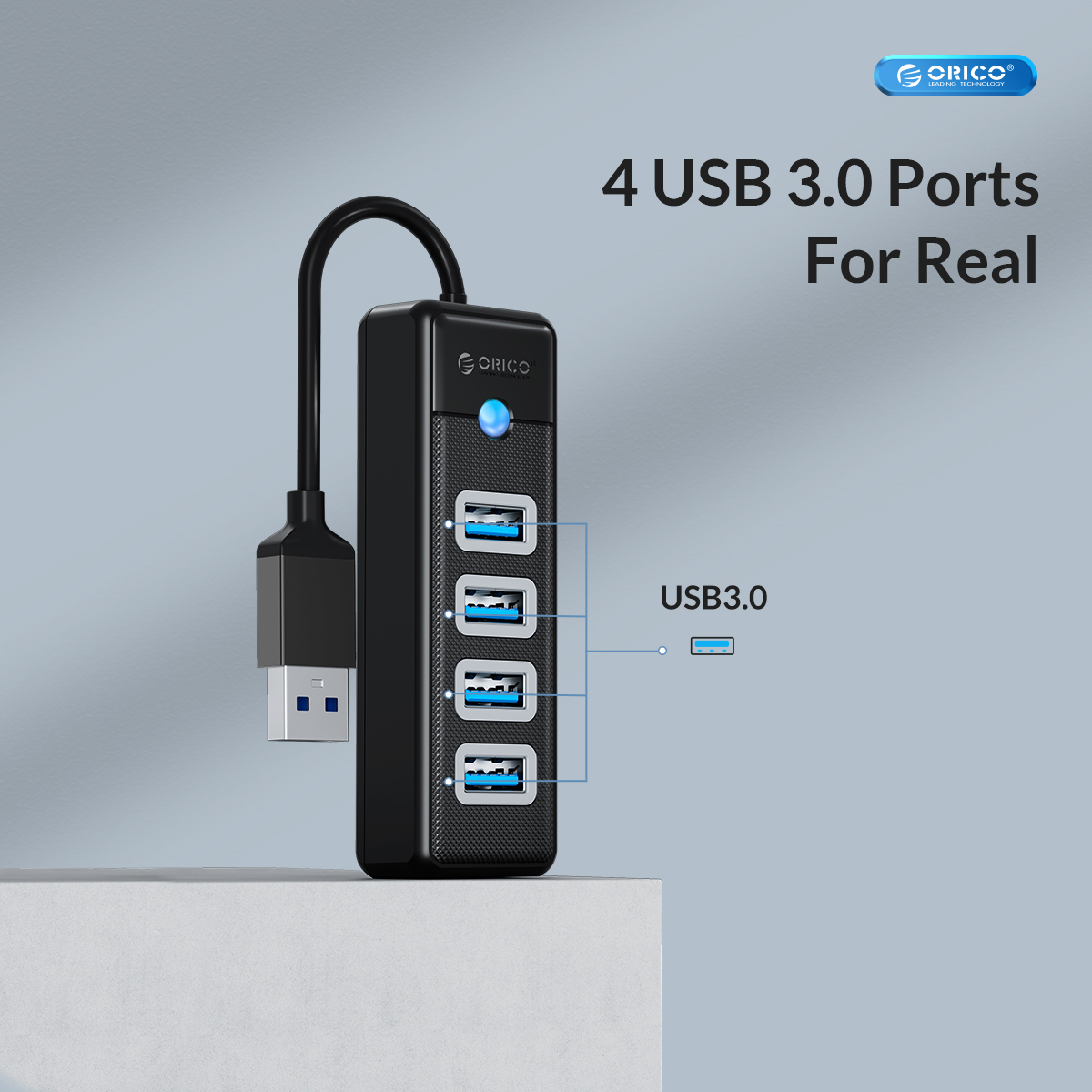 ORICO USB 3.0 허브 3/4포트 USB 허브  - Desk Setup Hub 리뷰 및 가격