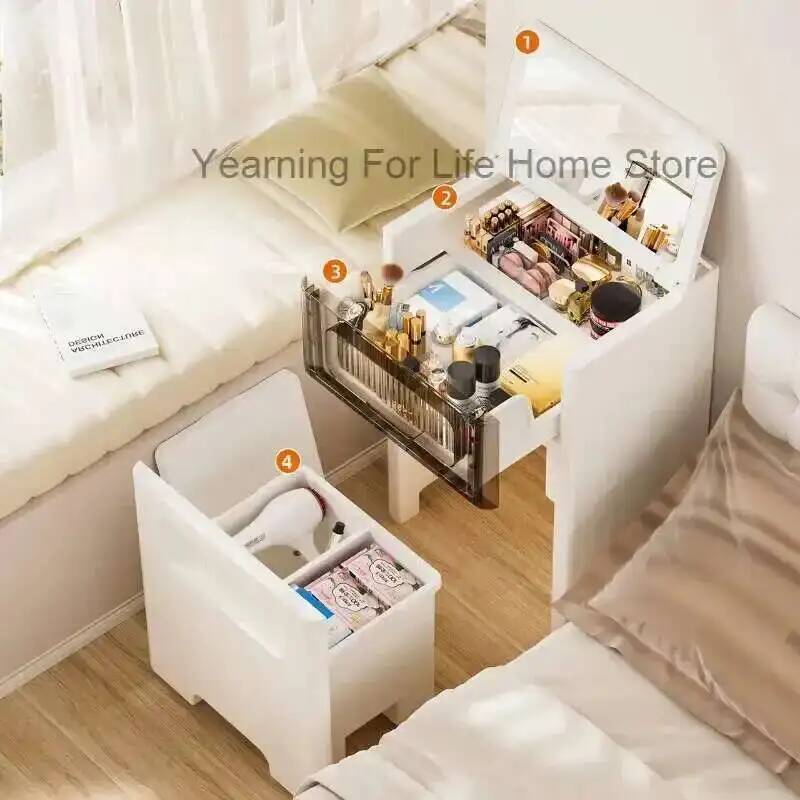 화장대 세트 1 3개, 화장 거울, 작은 화장대, 서랍 - Desk Setup In Small Bedroom 리뷰 및 가격