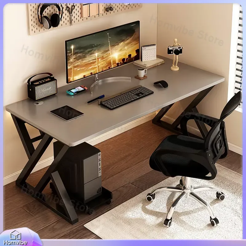 현대적인 원목 컴퓨터 책상 (홈 오피스 게임용) - 인 - Desk Setup Ergonomics 리뷰 및 가격