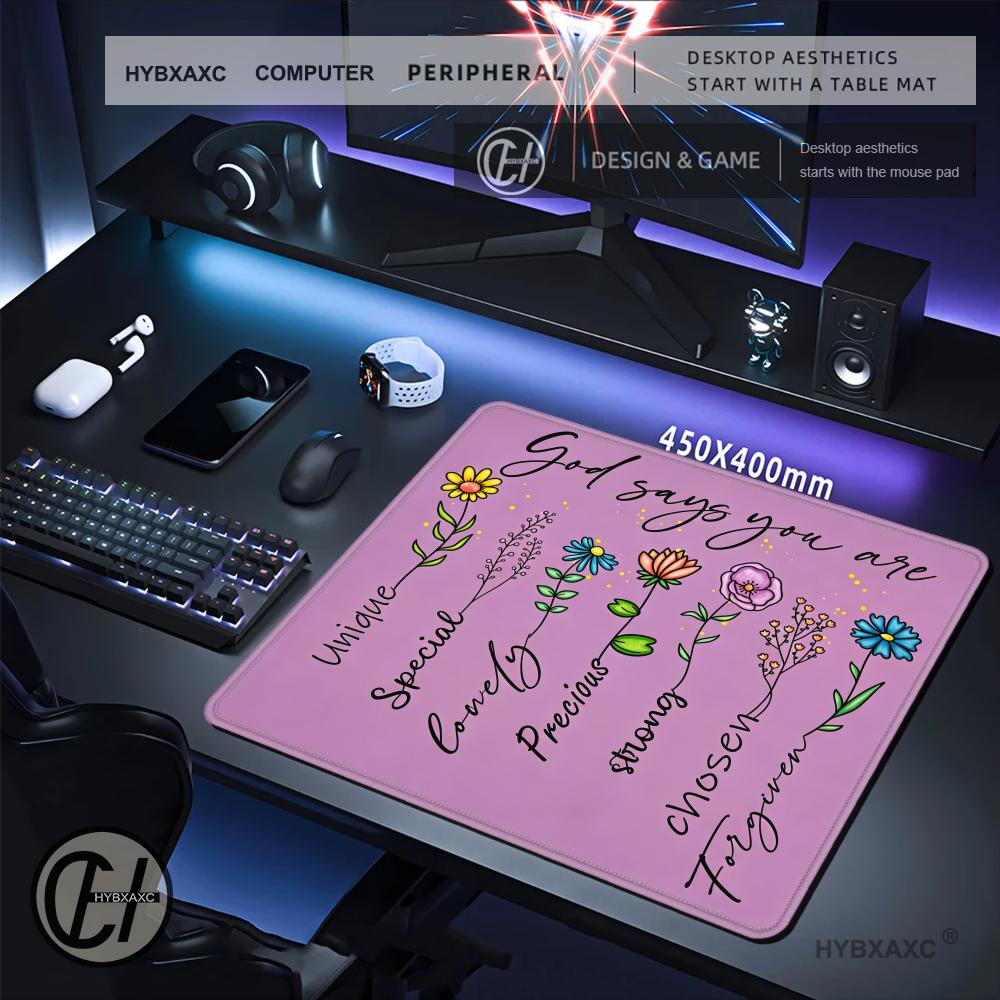 HYBXAXC 다채로운 꽃 문구가 있는 작은 마우스 패 - Desk Setup For Work 리뷰 및 가격
