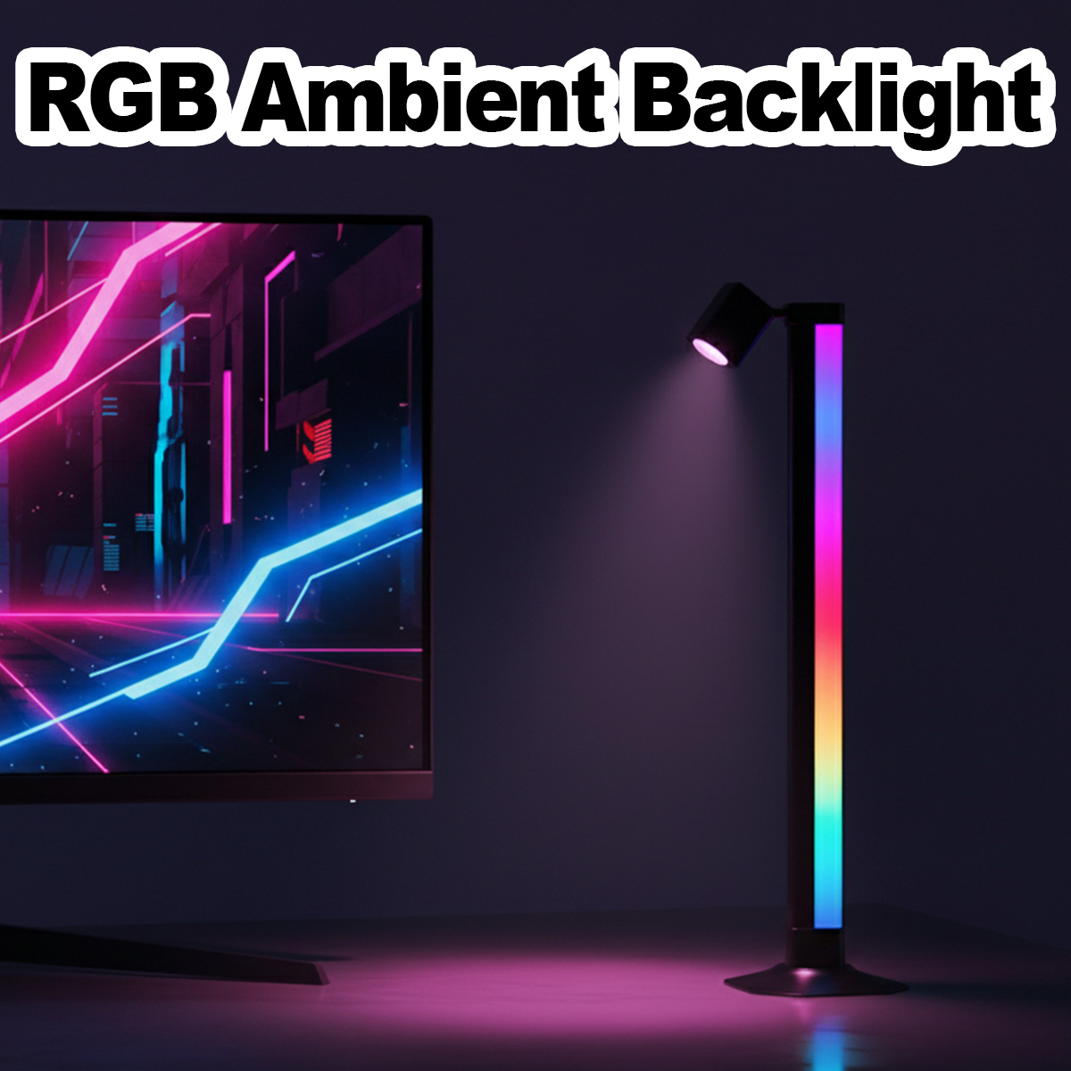 스마트 라이트 바 LED RGB 음악 동기화 앱 제어  - Desk Setup Art 리뷰 및 가격