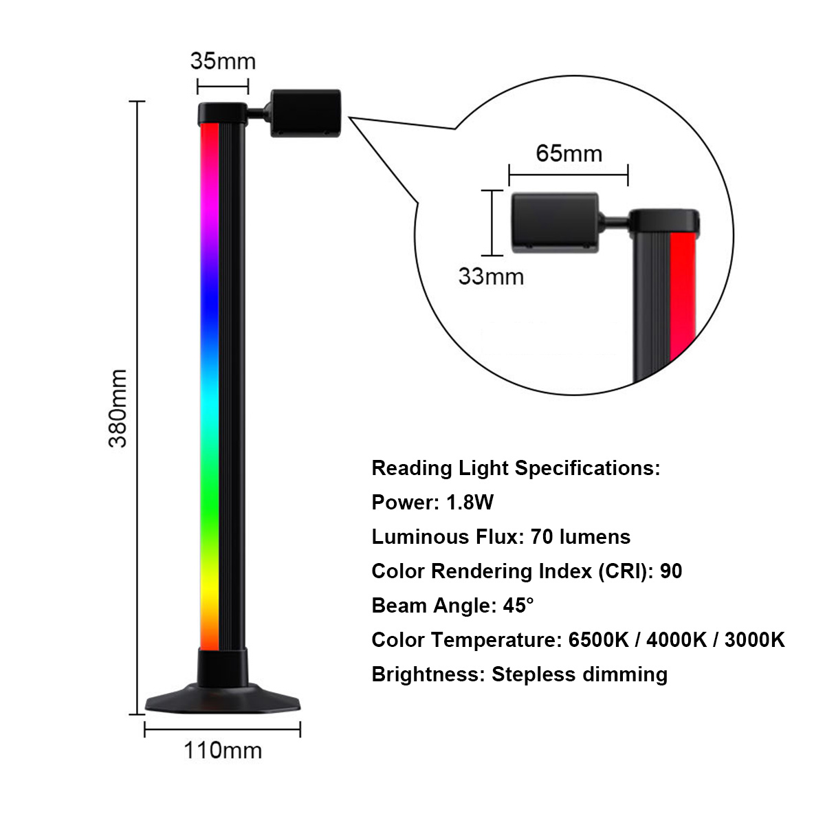 스마트 라이트 바 LED RGB 음악 동기화 앱 제어  - Desk Setup Art 리뷰 및 가격